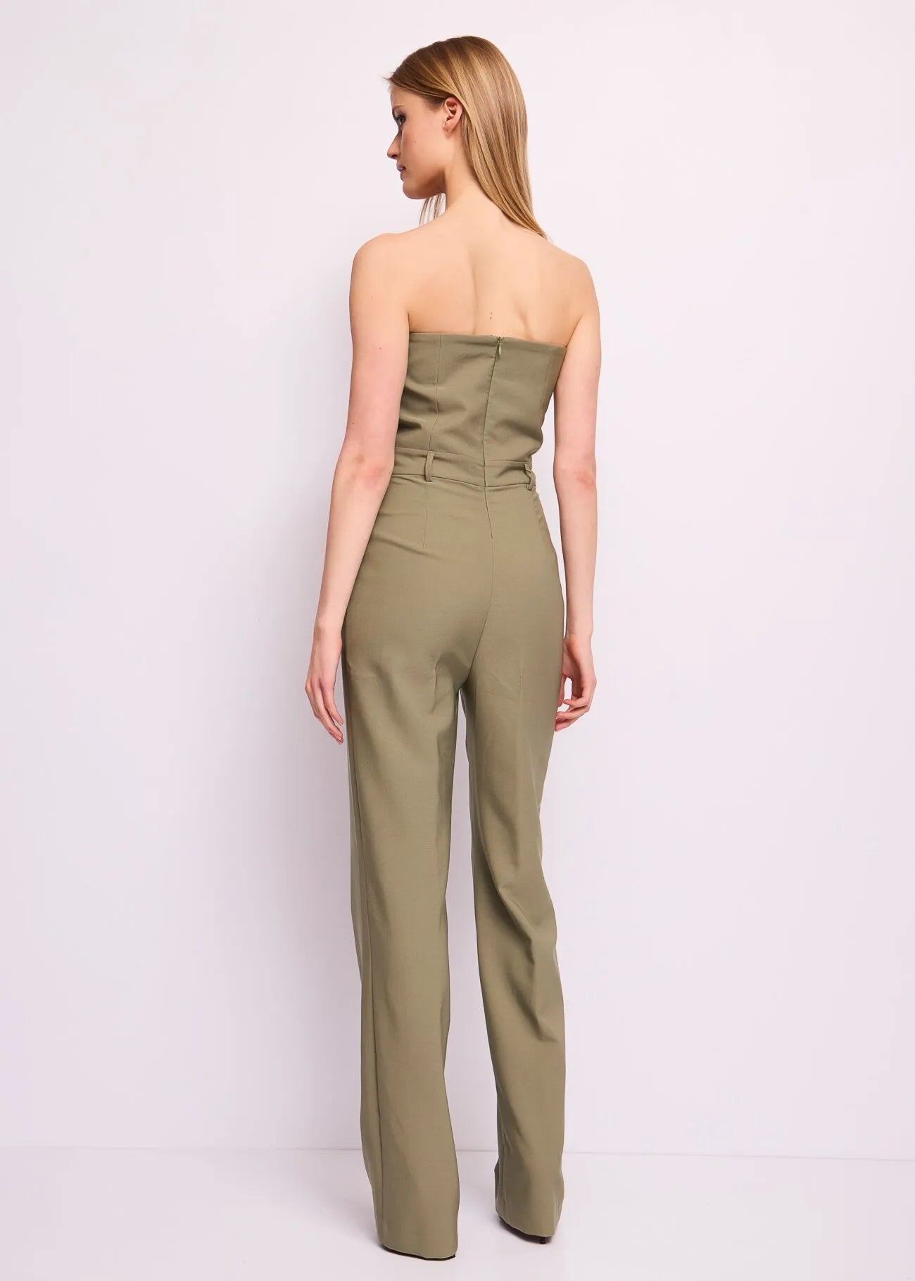 DENNY ROSE Tuta Palazzo con Bottoni Luxury