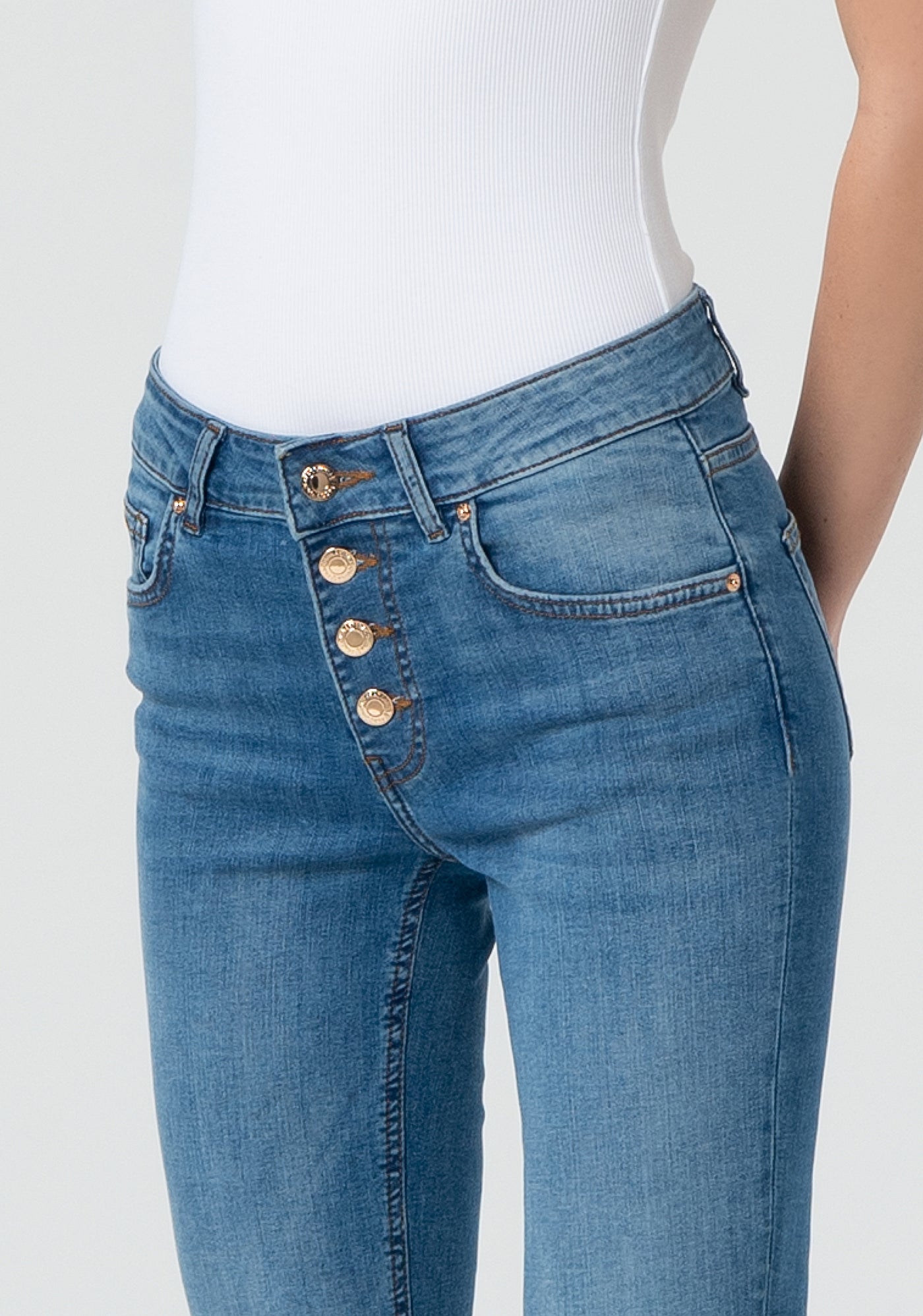 FRACOMINA Jeans Vita Alta Bootcut Sally