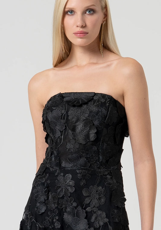 FRACOMINA Dress Midi con Ricami in Rilievo