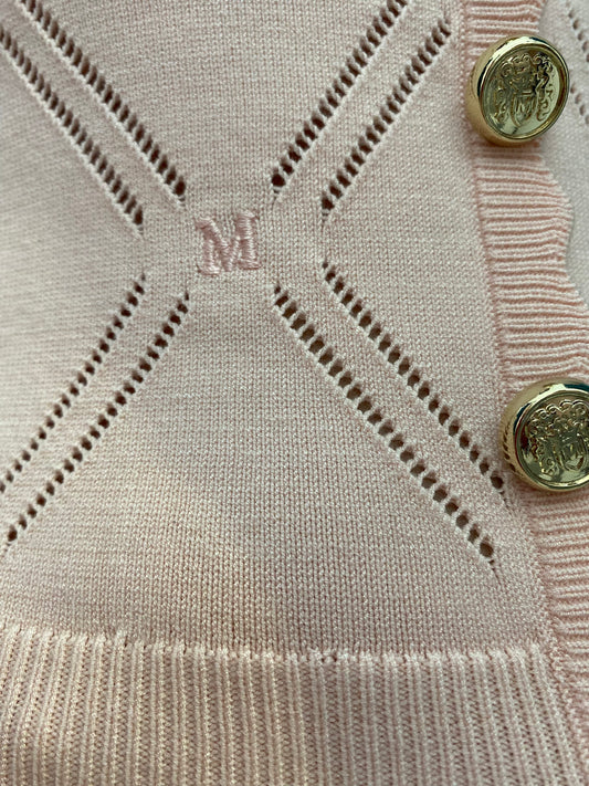 MARCIANO Top Traforato con Bottoni Gold