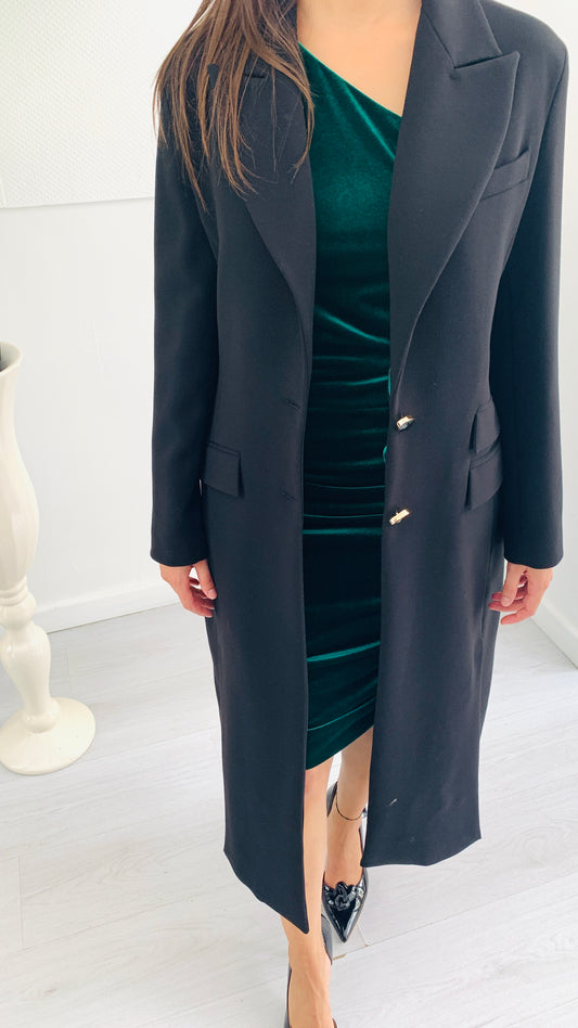 FRACOMINA Cappotto Lungo Nero