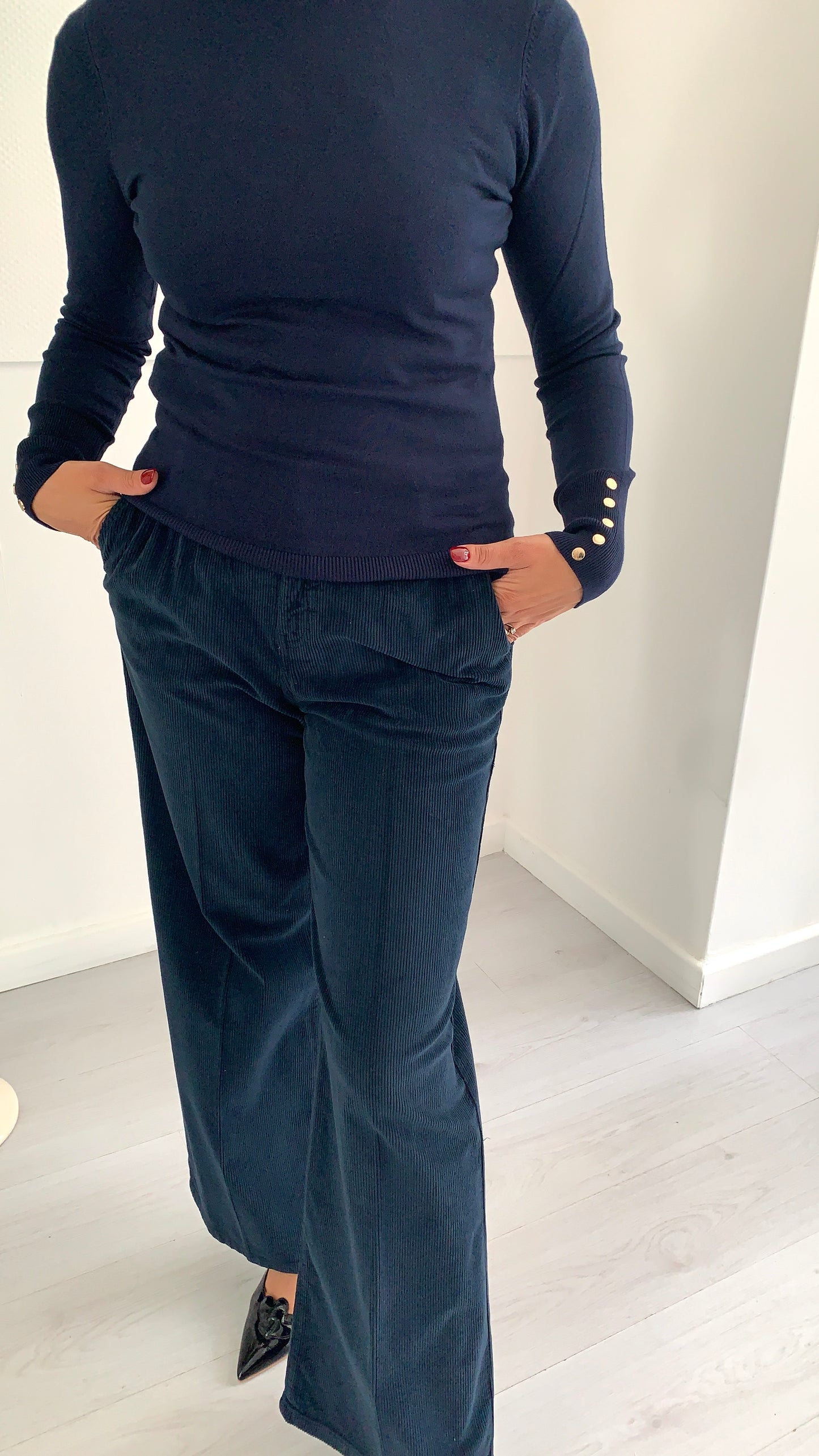 FRACOMINA Pantalone Chinos Camilla in Velluto