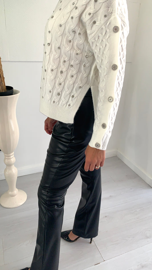 FRACOMINA Maglione Cream Morbidissimo