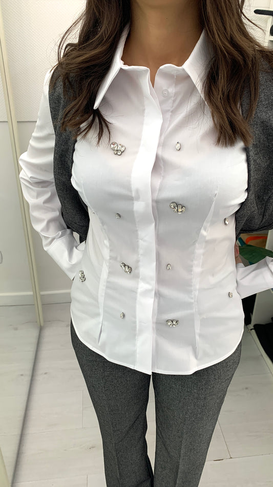 QUEGUAPA Camicia Hanna con Applicazioni