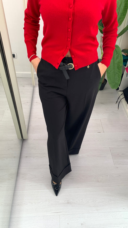 QUEGUAPA Pantalone Ornella con Cintura