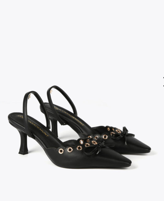 LOLA CASADEMIUNT Chanel Aperta Dietro con Borchiette