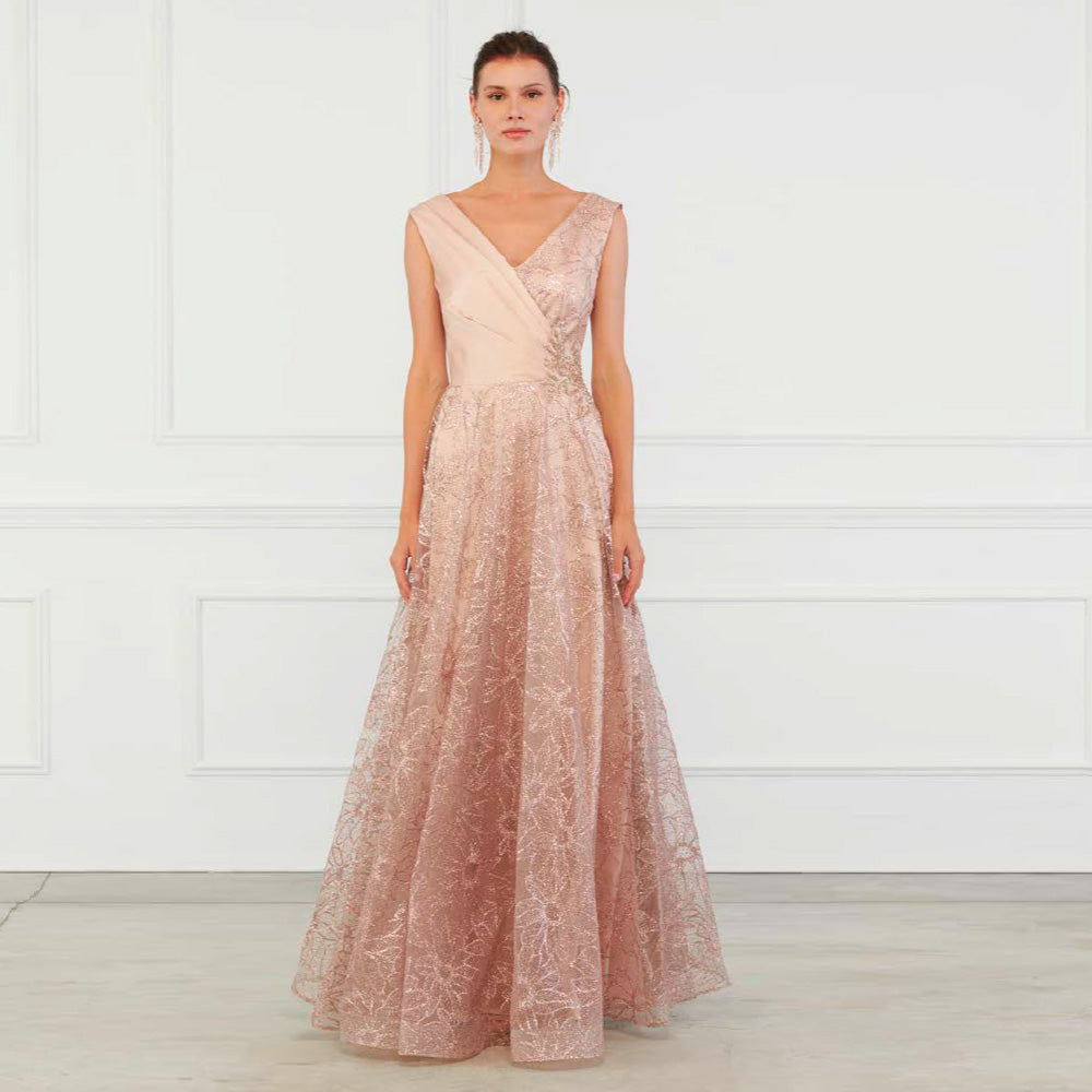 BIANCA BRANDI Abito Luxury Morbido Tempestato