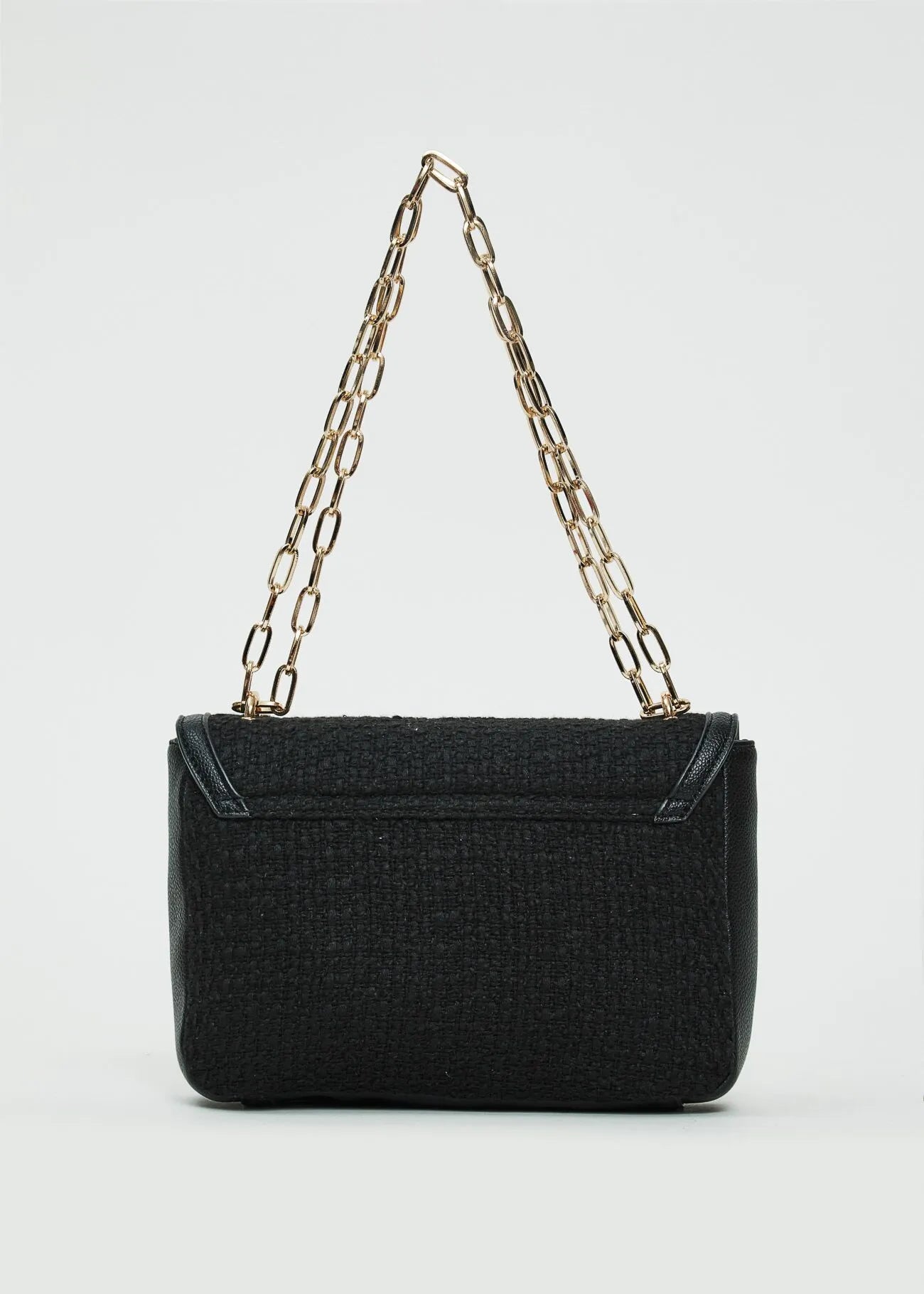DENNY ROSE Mini Bag Chanel in Raffia con Tracolla Catena