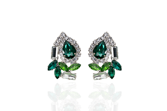 TRIK BIJOUX Orecchini con Buco in Swarosky