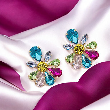 TRIK BIJOUX Orecchini Multicolor Swarosky