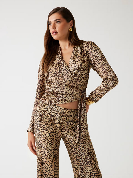 MARCIANO Blusa a Portafoglio in Raso