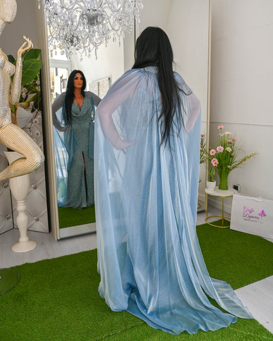 SOPHIE Abito da Cerimonia Tempestato di Cristalli