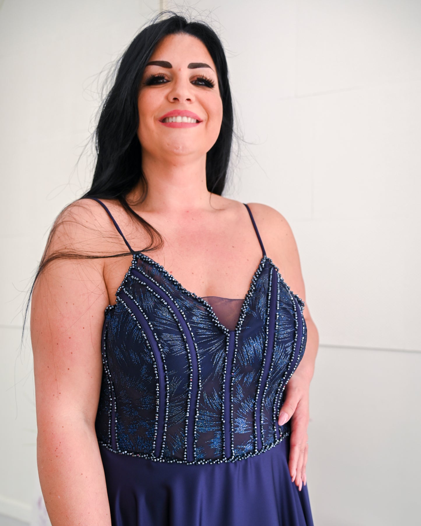 BIANCA BRANDI Abito Cerimonia con Corpino Gioiello