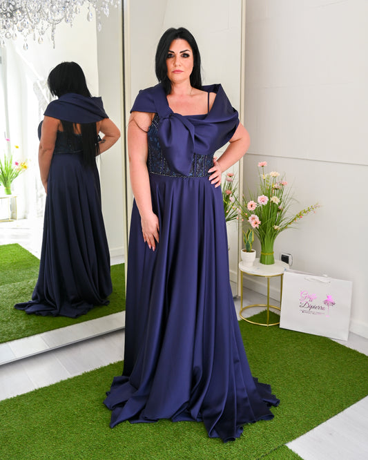 BIANCA BRANDI Abito Cerimonia con Corpino Gioiello