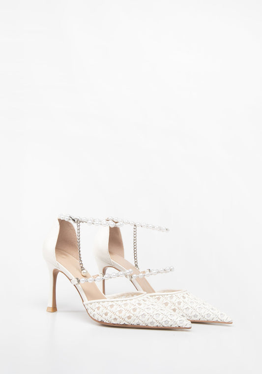 FRACOMINA Decolteè Aperto con Bracciale in Perle