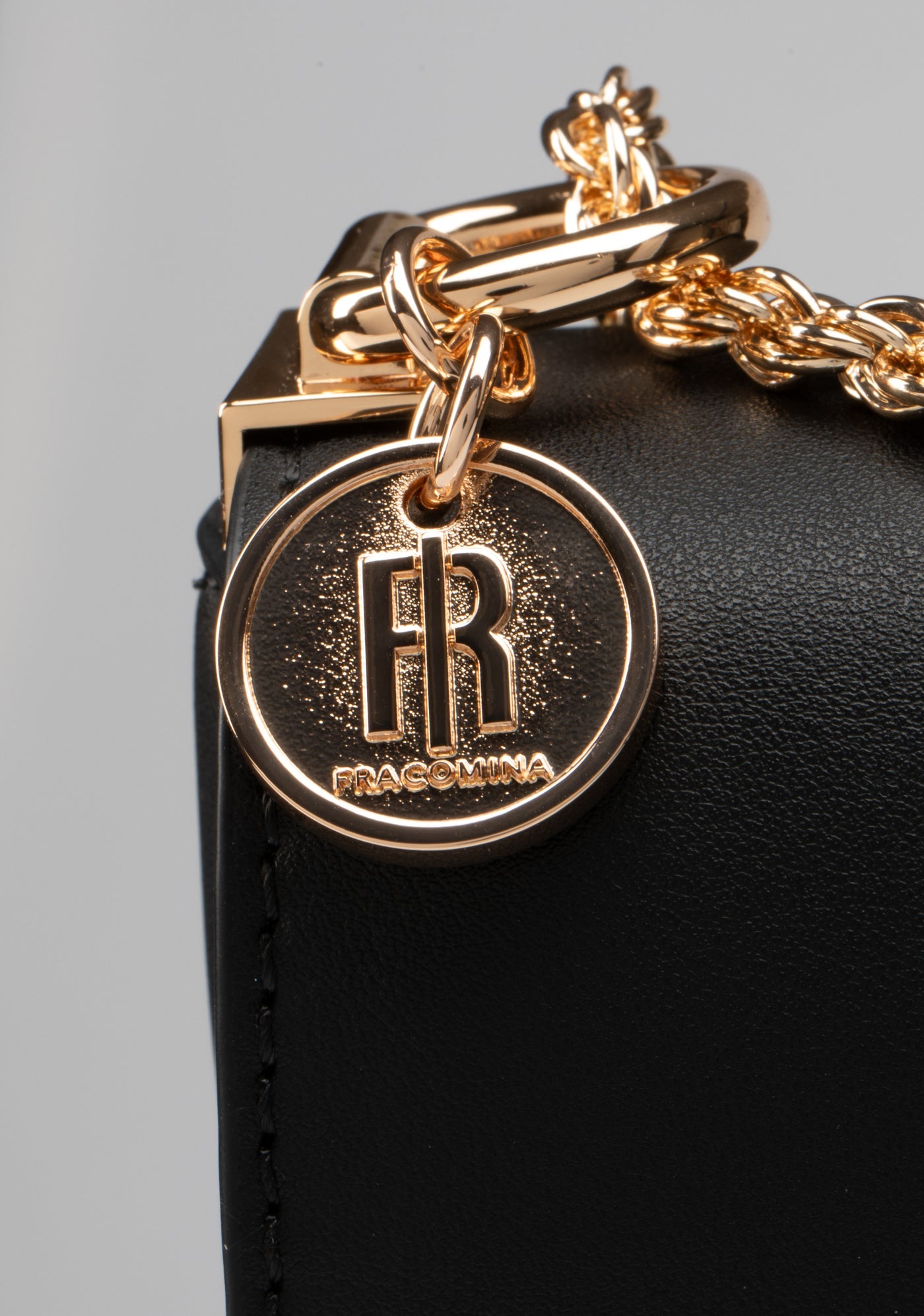 FRACOMINA Tracolla con Chiusura con Catena