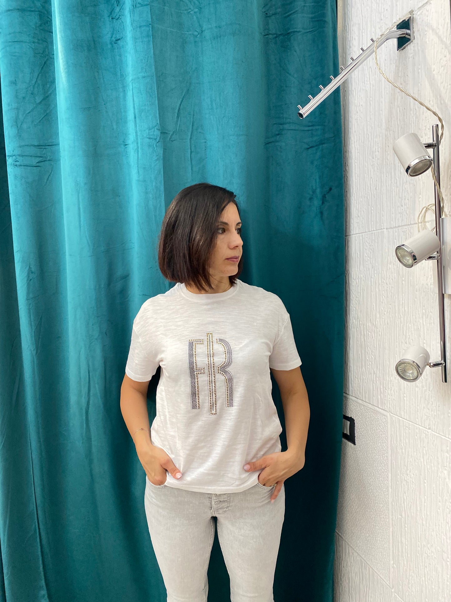 FRACOMINA T-shirt Logata in Cotone