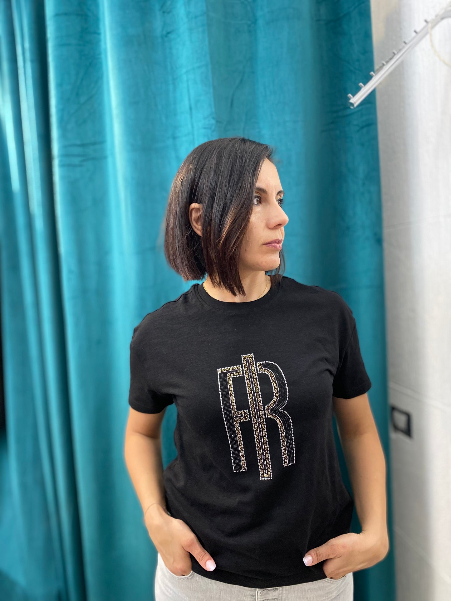 FRACOMINA T-shirt Logata in Cotone