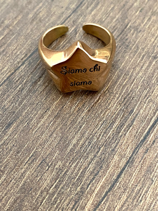 MUPAJI Anello in Nickel Free con Dedica