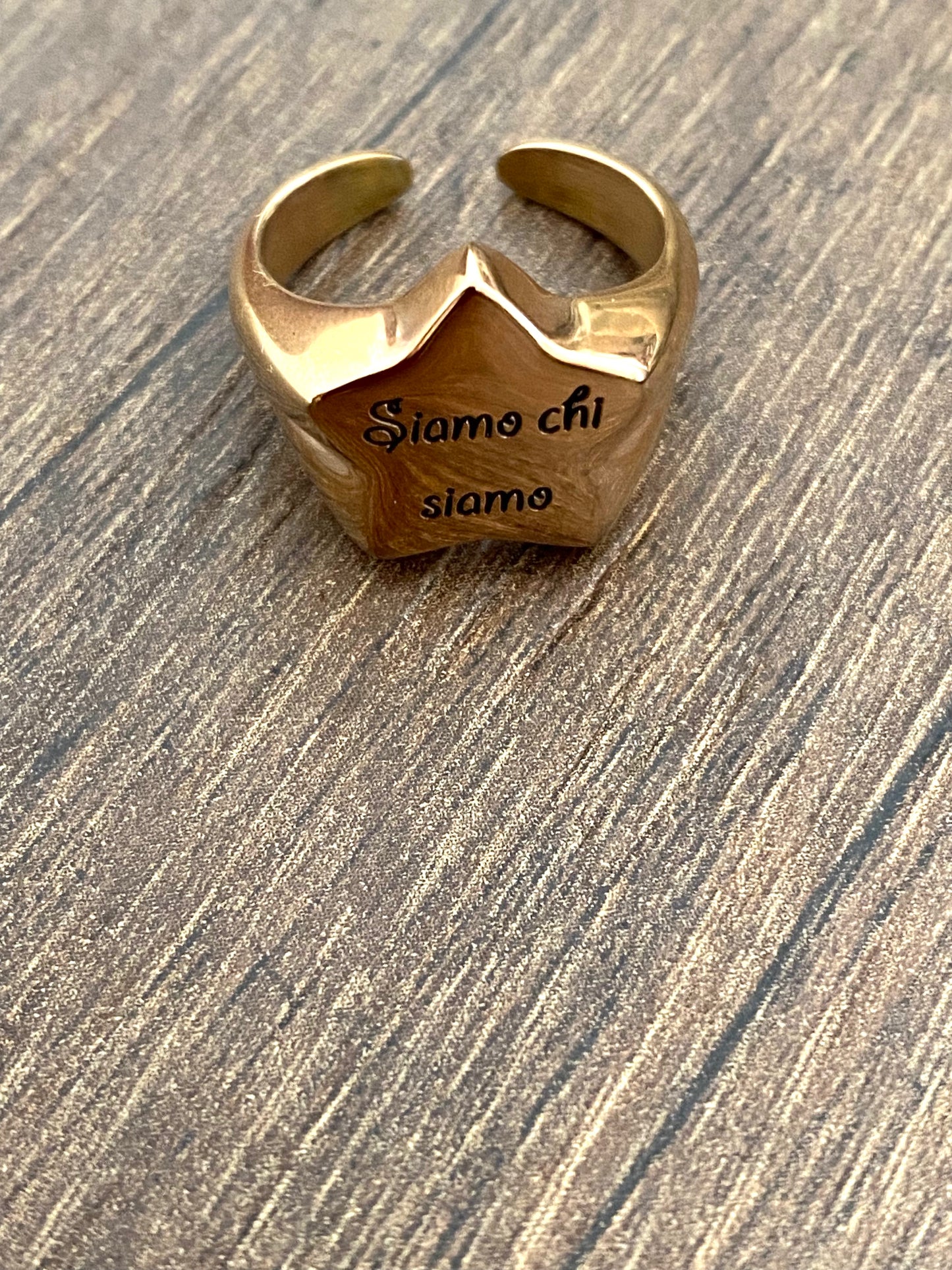 MUPAJI Anello in Nickel Free con Dedica