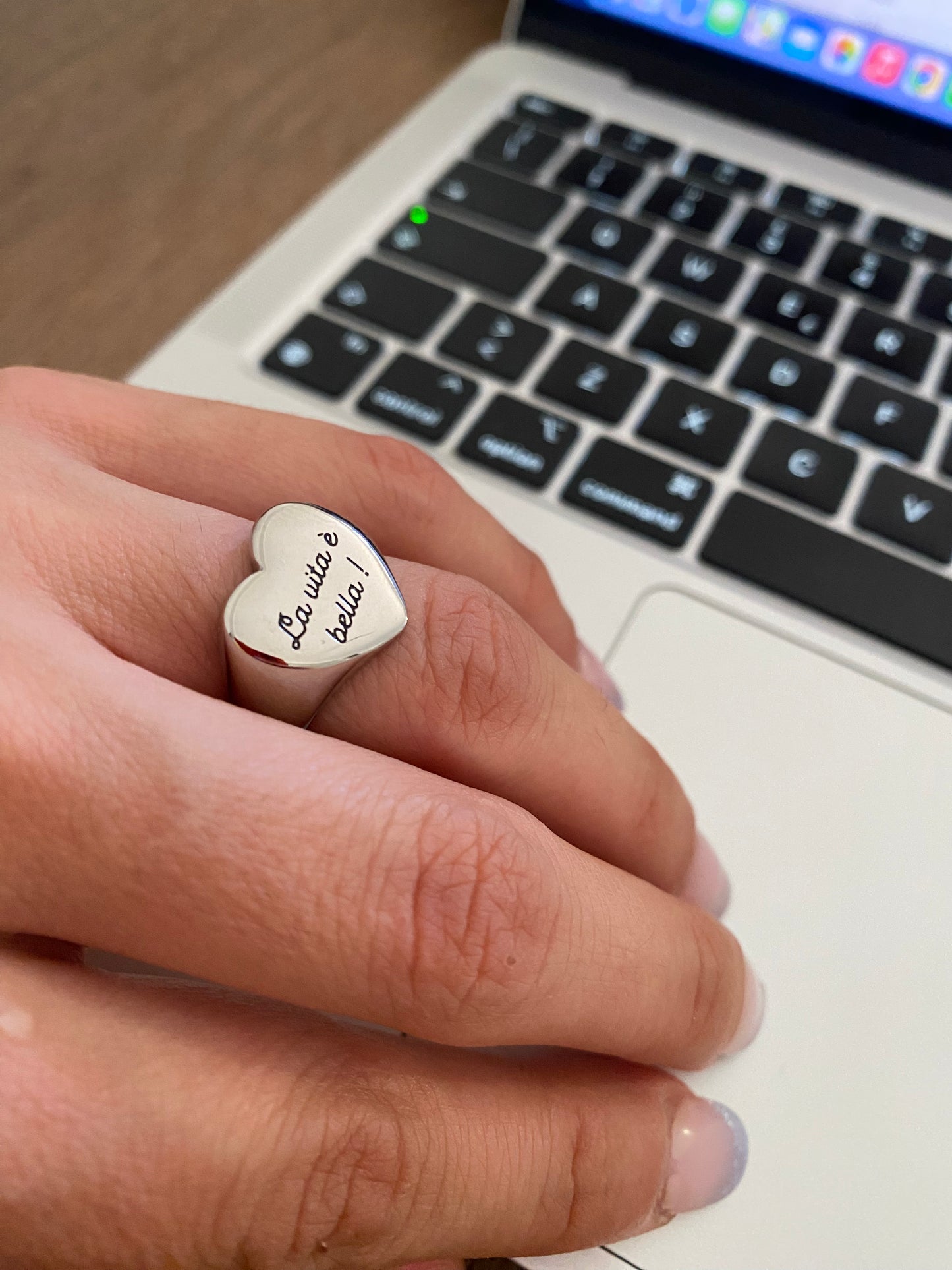 MUPAJI Anelli Nickel Free 'La Vita è Bella'