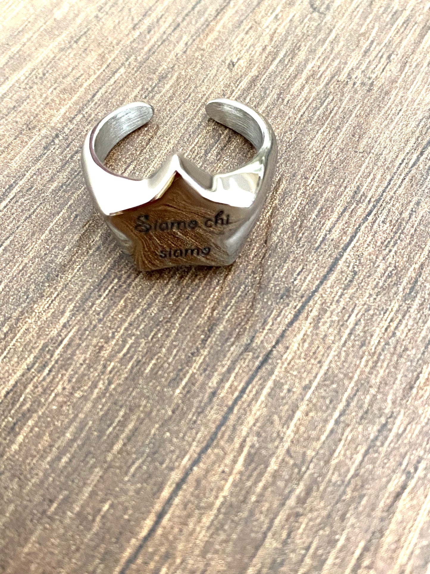 MUPAJI Anello in Nickel Free con Dedica