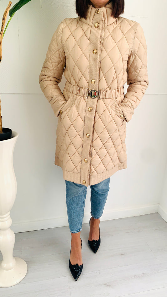 FRACOMINA Piumino 3/4 con Cinta Biscuit