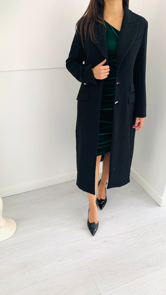 FRACOMINA Cappotto Lungo Nero