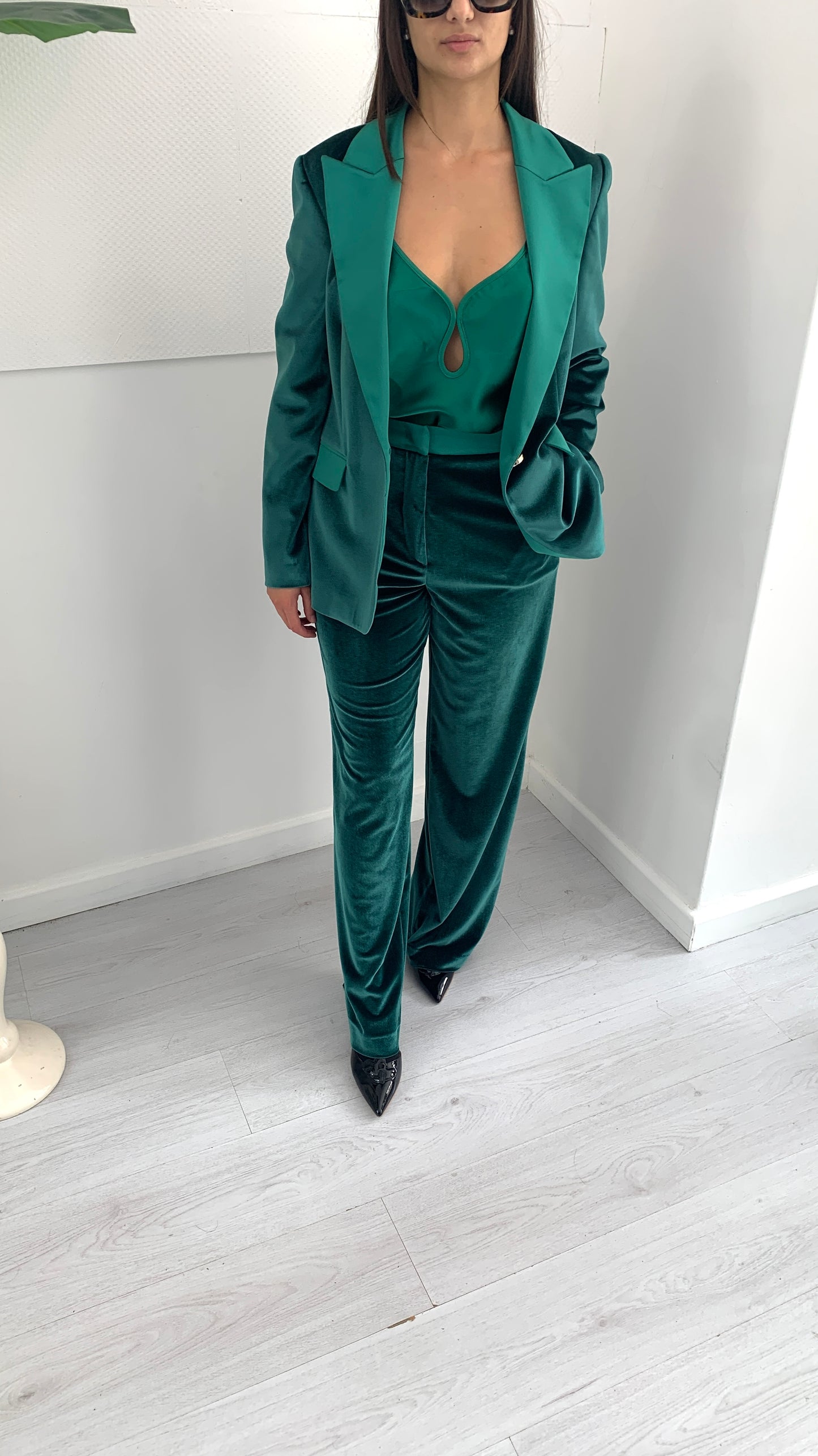 FRACOMINA Giacca Taglio Regolare Smeraldo