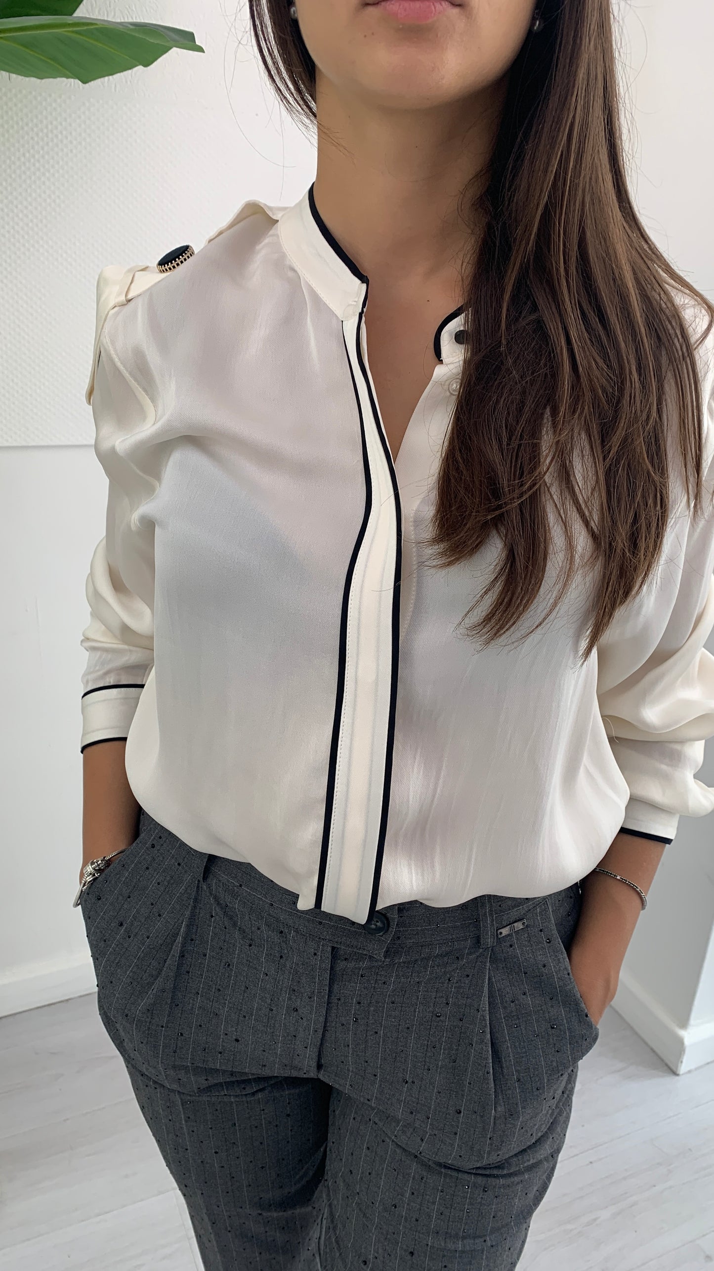 FRACOMINA Camicia Crema