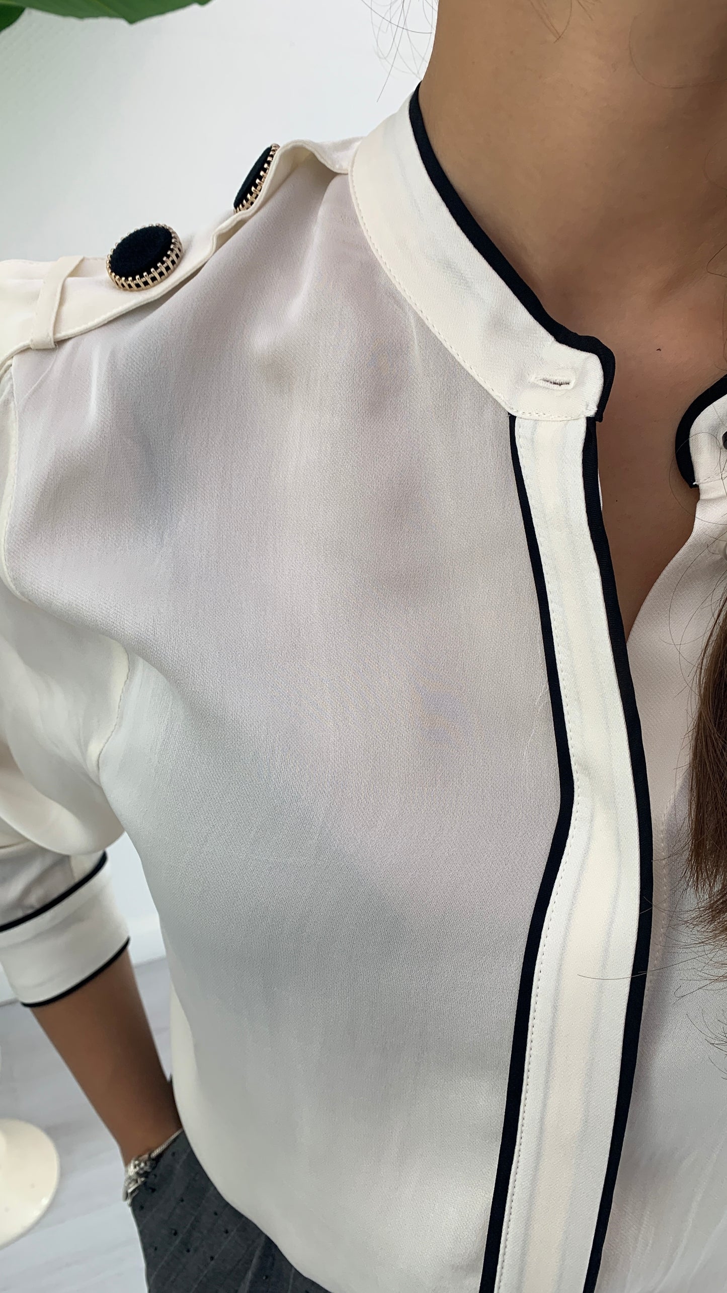 FRACOMINA Camicia Crema