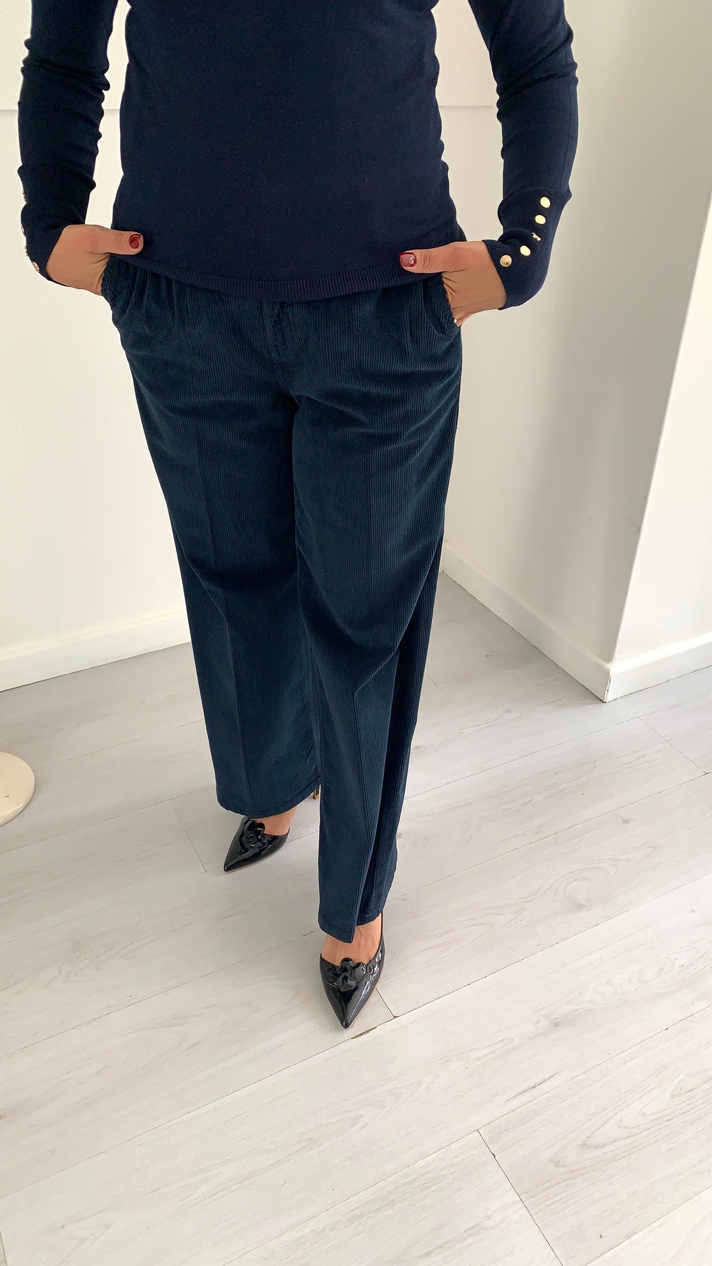 FRACOMINA Pantalone Chinos Camilla in Velluto