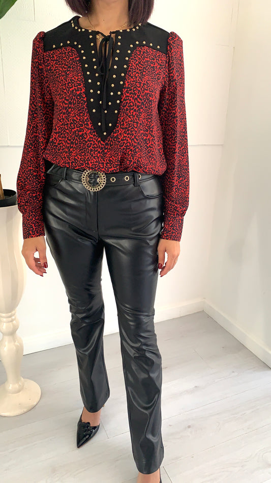 DENNY ROSE Blusa con Stampa Logata