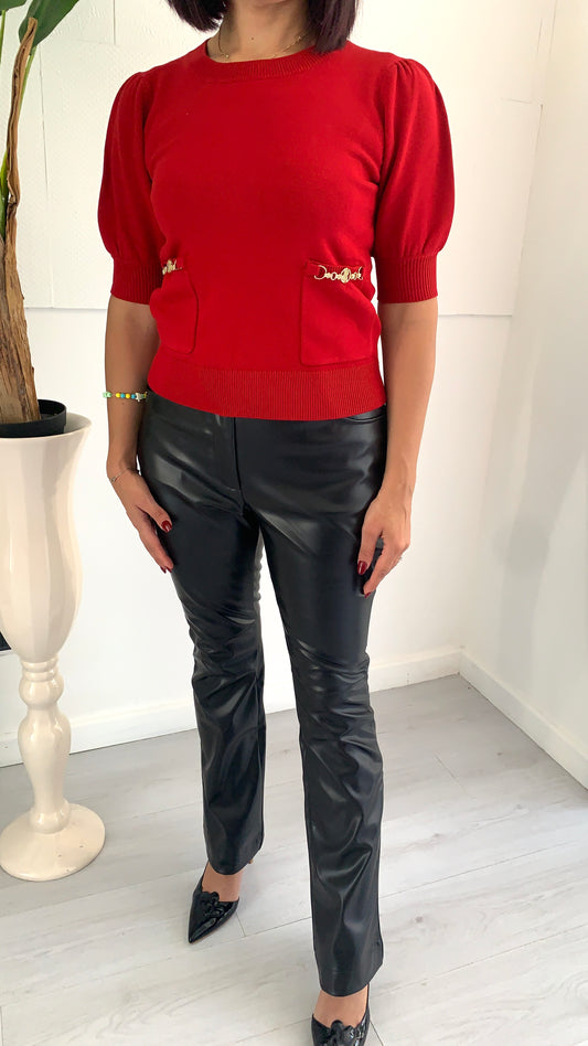 FRACOMINA Maglie Corto Rosso