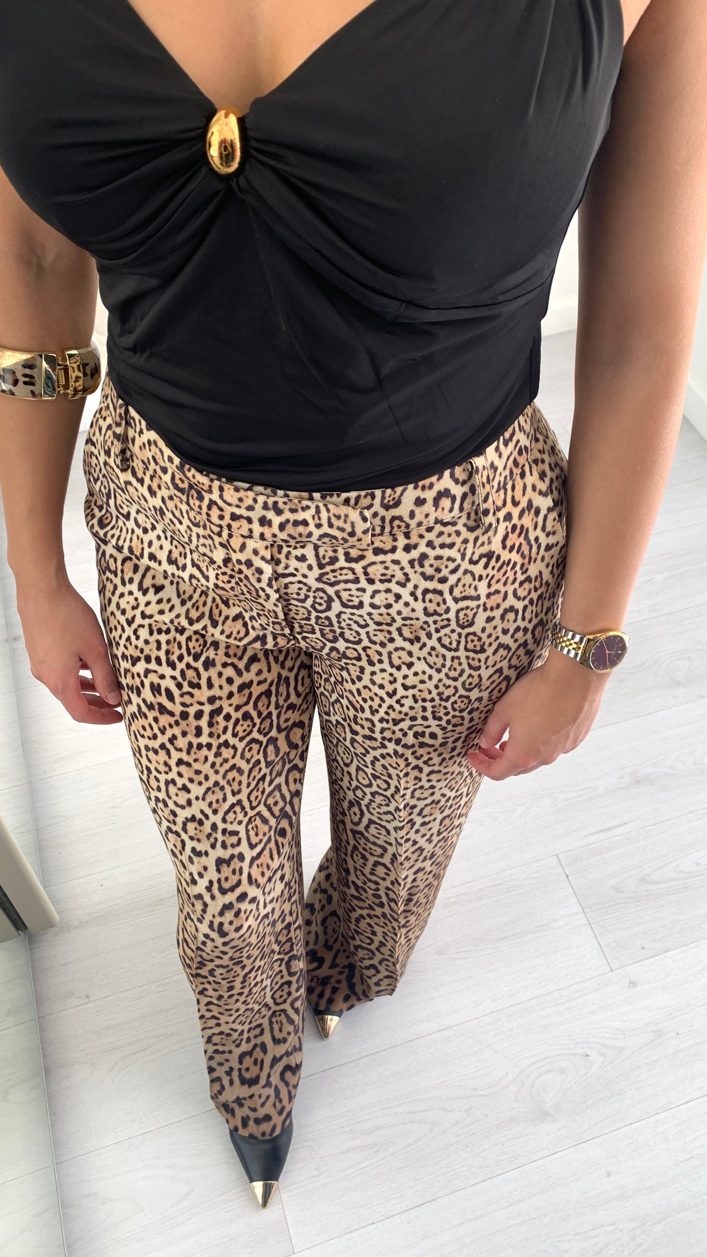 MARCIANO Top con Scollo a Cuore con Nodi