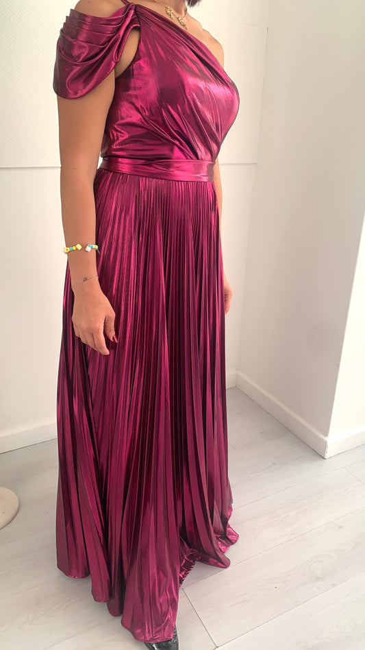 BIANCA BRANDI Abito Monospalla Plissè