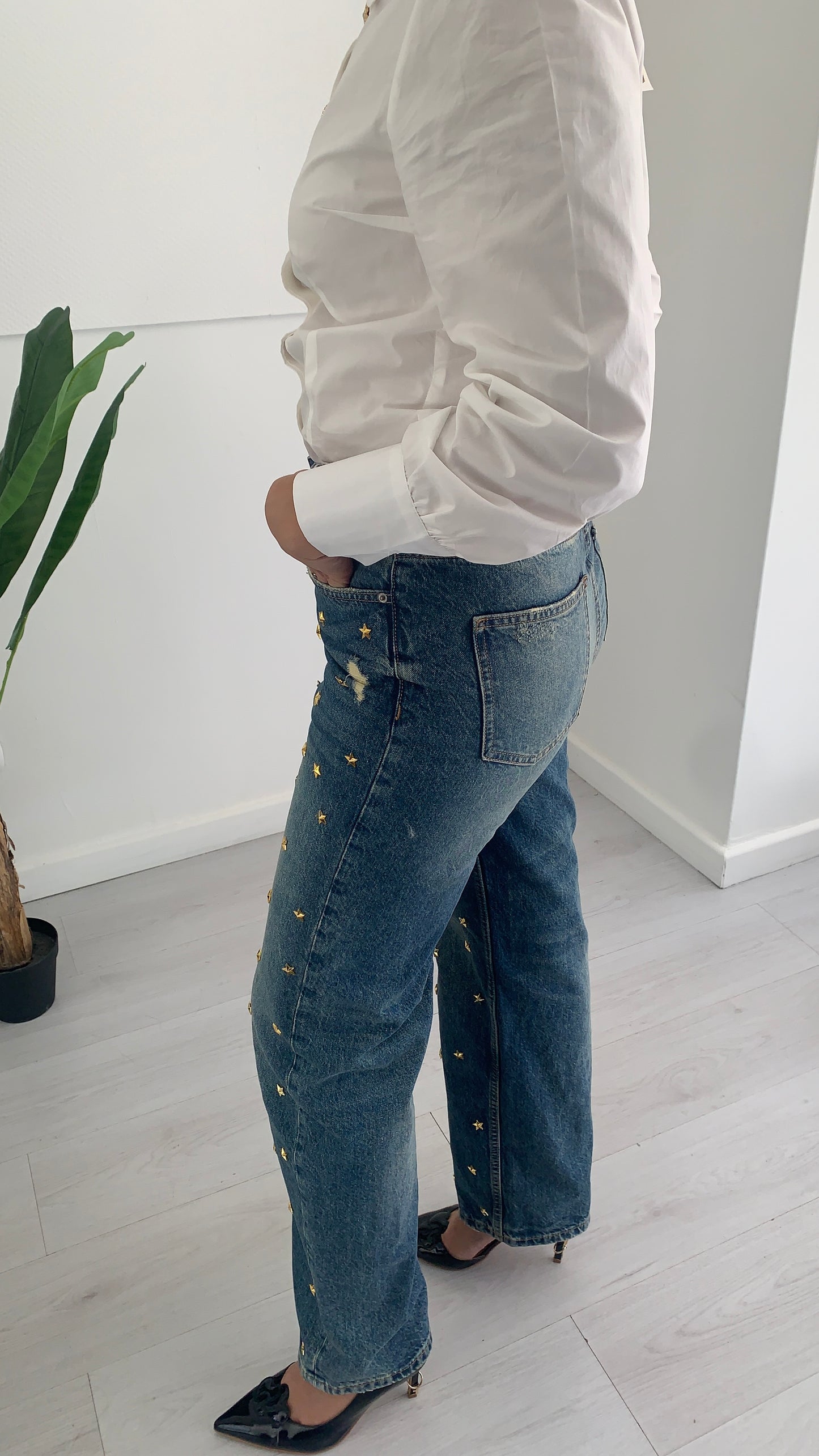 FRACOMINA Jeans Vintage con Stelle