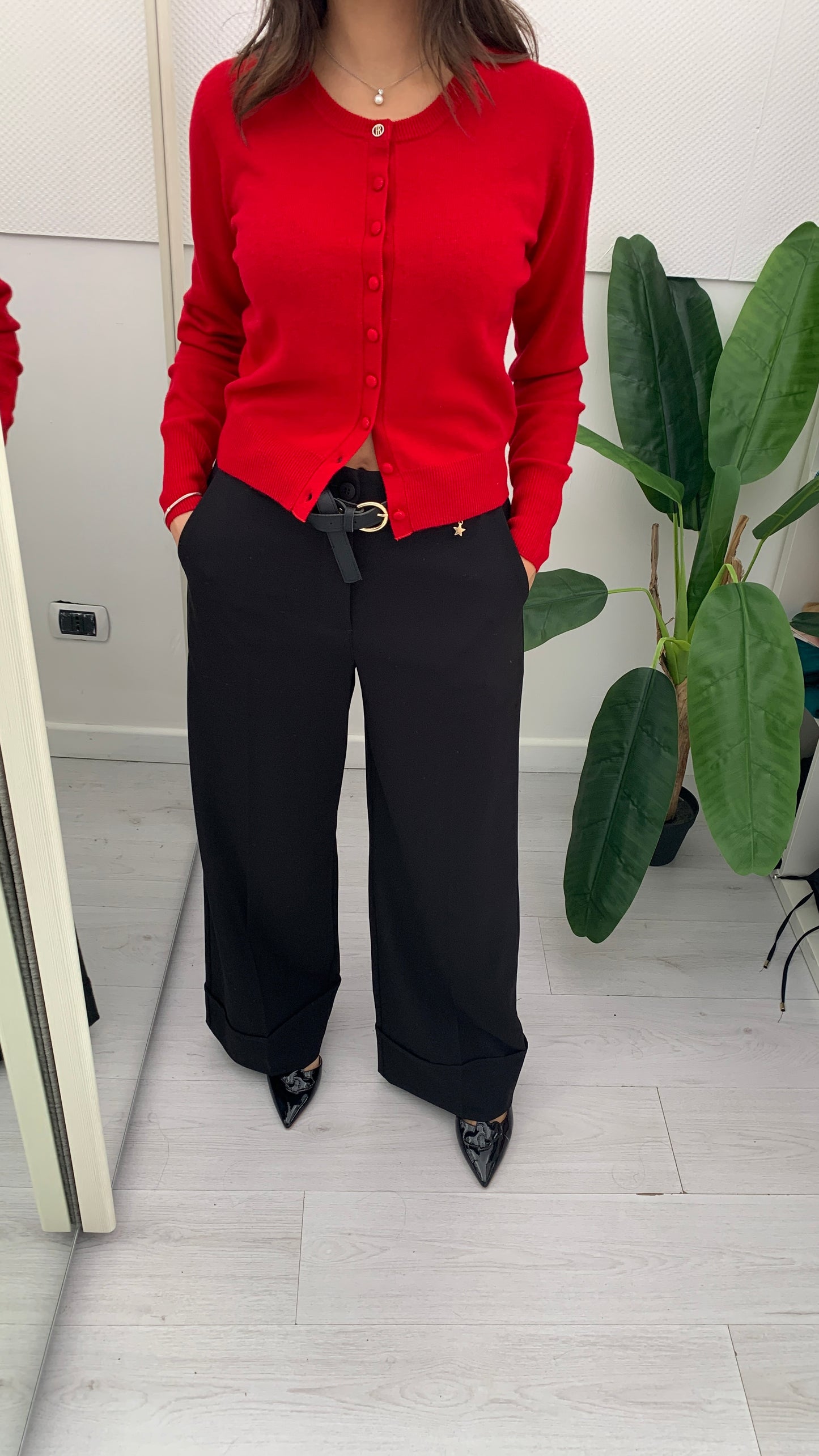 QUEGUAPA Pantalone Ornella con Cintura