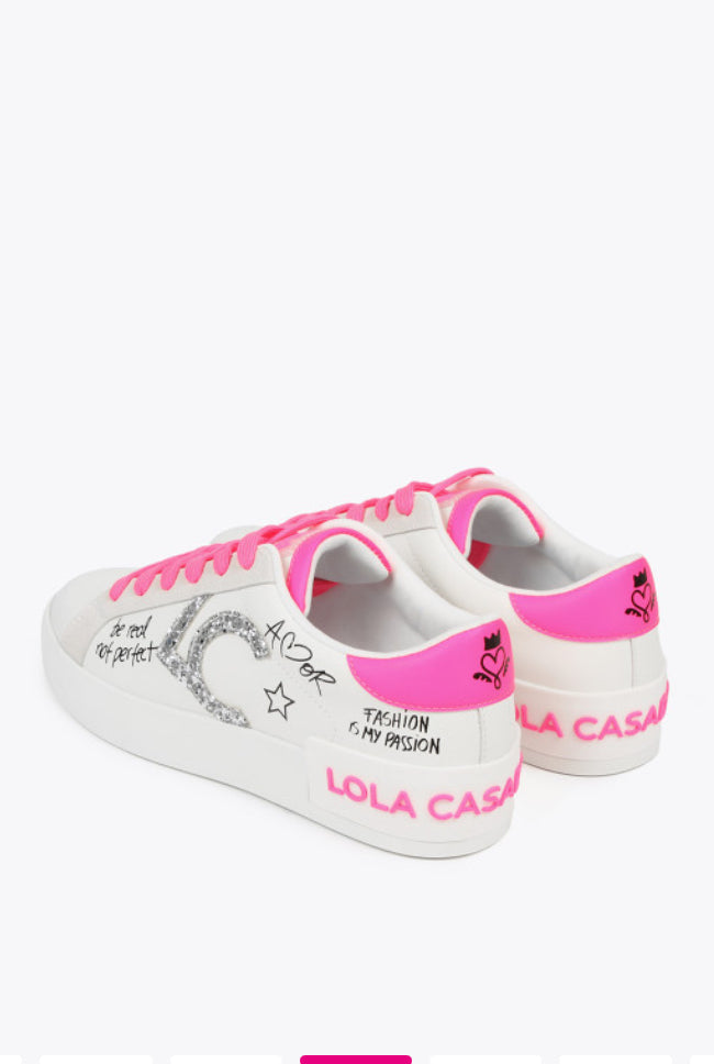 LOLA CASADEMUNT Sneakers Sportiva con Graffiti