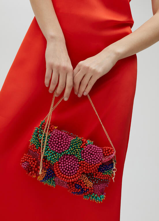 LOLA CASADEMUNT con Perline Ricamate Multicolor