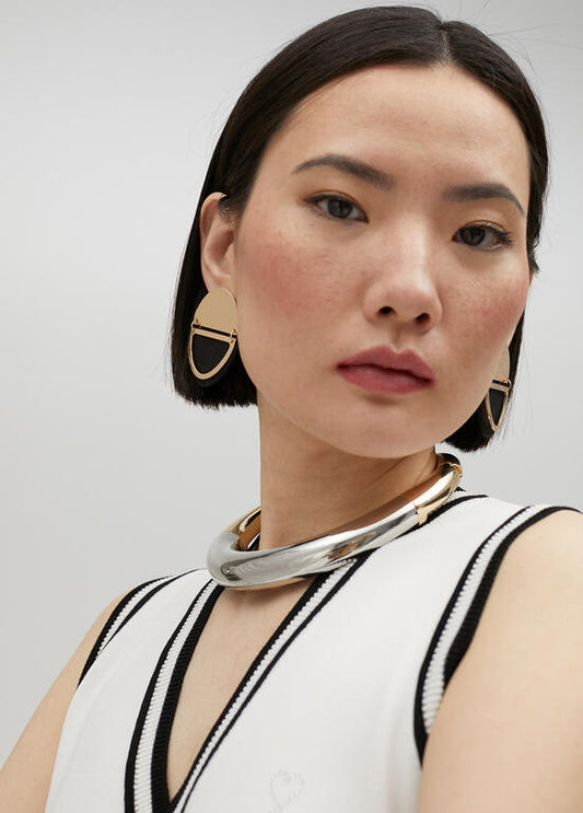 LOLA CASADEMIUNT Collana Bicolore Doppio Girocollo