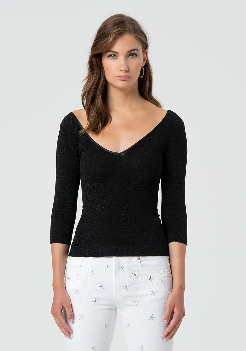 FRACOMINA Maglie in Filo con Manica a tre quarti