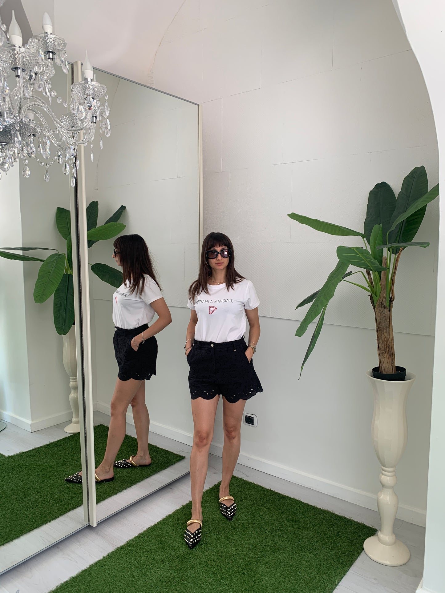 VIVIENNE T-Shirt Manica Corta Con Scritta Simpatica