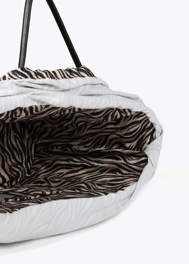 LOLA CASADEMUNT Borsa Grande con Ricamo Tucano