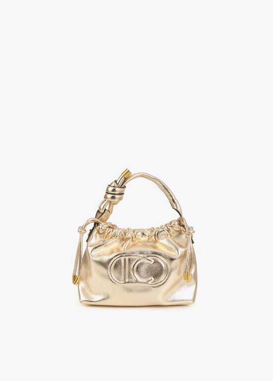 Mini Bag Dorata con Catena e Nodo - Lola Casademunt