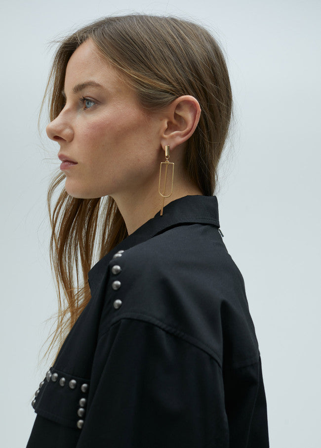 LOLA CASADEMUNT Orecchini Pendenti Dorati Leggerissimi